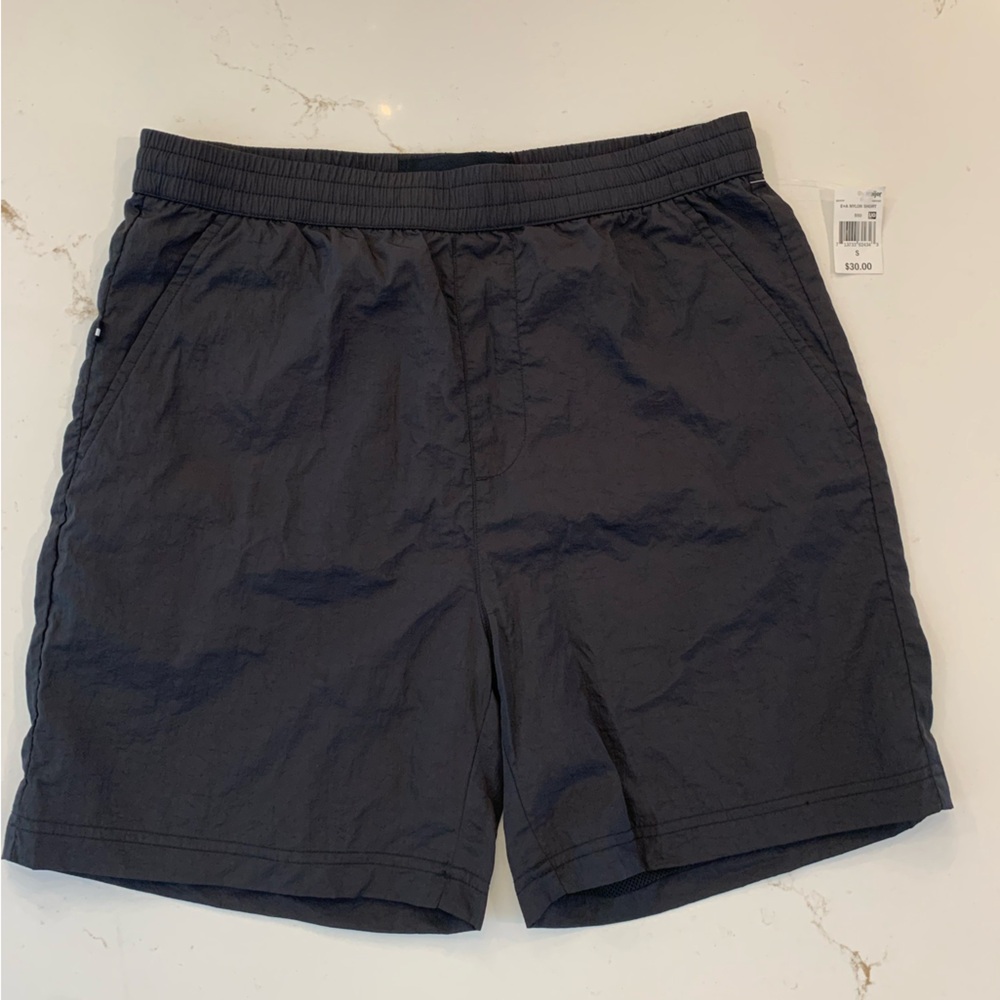 Edgar Ash Black Nylon Shorts Men’s Size Small Mesh Lined w/ Pockets NEW with tag
